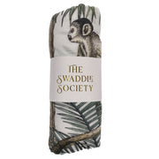 Monkey Swaddle Baby Blanket by The Swaddle Society
