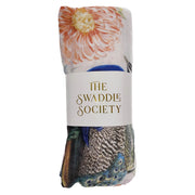 Peacock and Peony Swaddle by The Swaddle Society